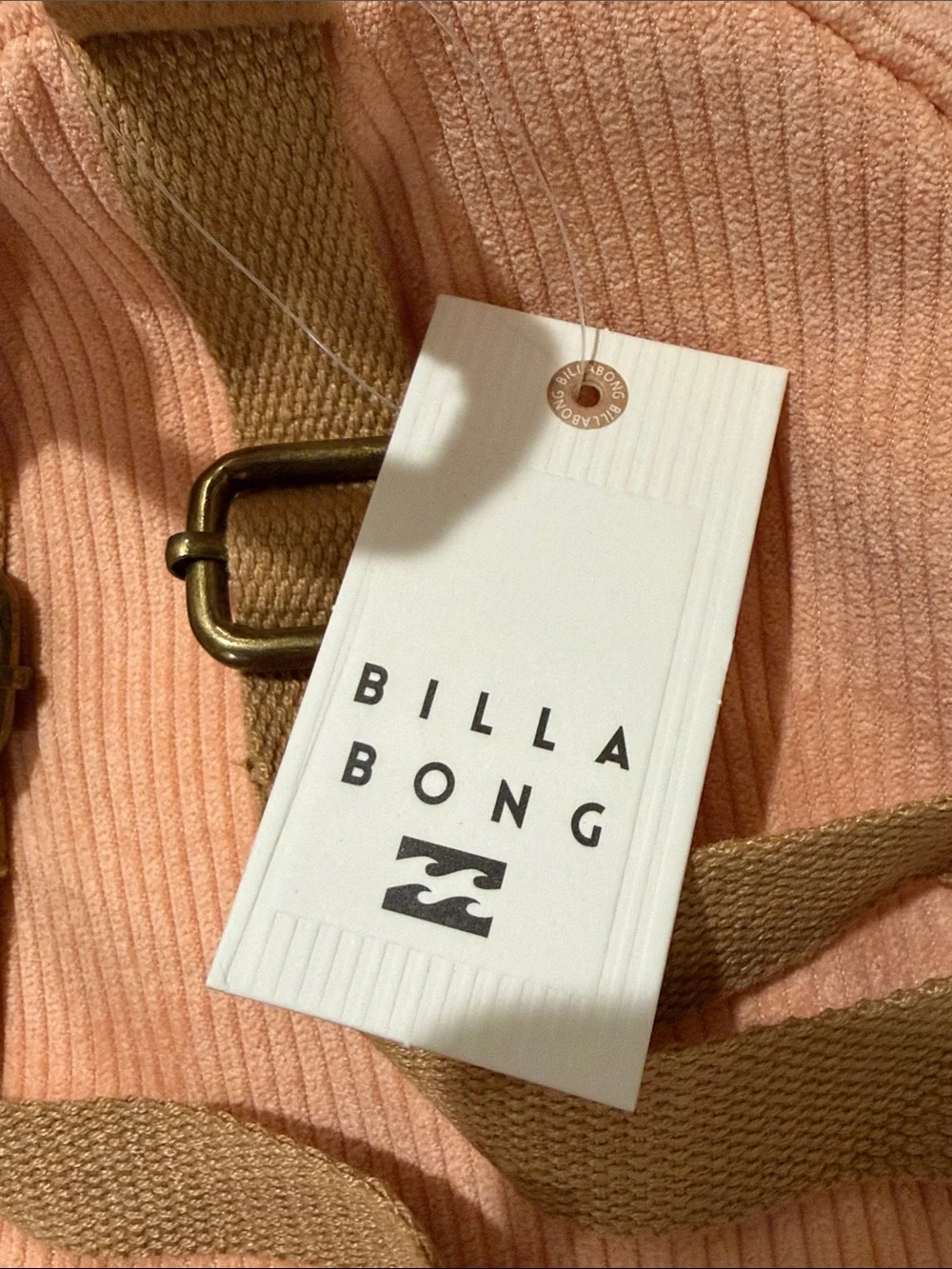 Billabong Pink Mini Mama Corduroy Backpack/NWT